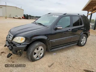 2005 Mercedes-Benz M-Class 3.7L with VIN 4JGAB57E05A518135, listed as a Copart auction lot 59632804 with 254,357 mi miles and Salvage Title. Bid and sale history available at carsss.com. Image 1.