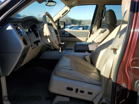 2010 Ford Expedition Eddie Bauer with VIN 1FMJU1H52AEA34424, listed as a Copart auction lot 89077895 with 189,514 mi miles and Clean title. Bid and sale history available at DreamBid. Image 7.