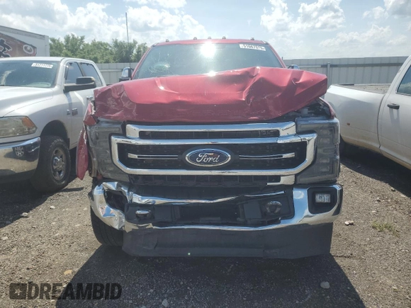 2022 Ford F-350 XL with VIN 1FT8W3BT2NEC84672, listed as a Copart auction lot 51667575 with Not provided miles and Salvage title. Bid and sale history available at DreamBid. Image 5.