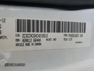 2012 Chrysler 300 Limited with VIN 2C3CCACGXCH216512, listed as a Copart auction lot 54104655 with 228,538 mi miles and Clean Title. Bid and sale history available at DreamBid. Image 12.