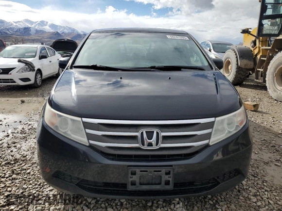2011 Honda Odyssey EX-L with VIN 5FNRL5H67BB001266, listed as a Copart auction lot 48247265 with 160,524 mi miles and Salvage Title. Bid and sale history available at DreamBid. Image 5.