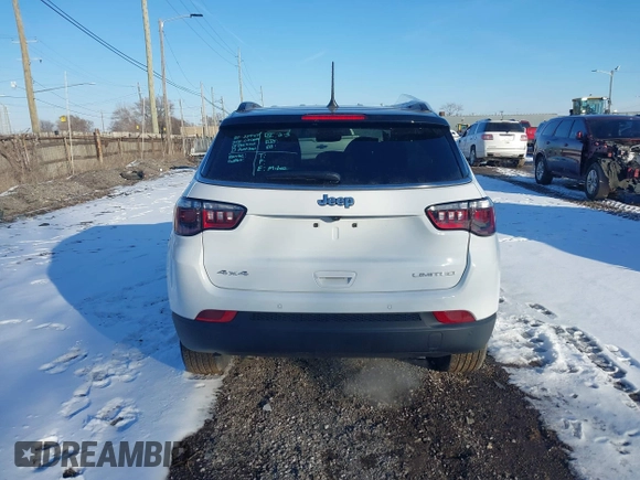 2025 Jeep Compass Limited with VIN 3C4NJDCNXST531729, listed as a IAAI auction lot 41542033 with 1,323 mi miles and . Bid and sale history available at DreamBid. Image 17.