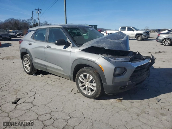 2023 Chevrolet TrailBlazer LS with VIN KL79MMS21PB173796, listed as a Copart auction lot 47354845 with 39,311 mi miles and Salvage Title. Bid and sale history available at carsss.com. Image 4.