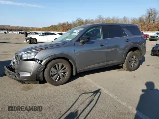 2024 Nissan Pathfinder S z VIN 5N1DR3ACXRC251665, wystawiony jako Copart lot #77466514 z przebiegiem 2 118 mil mil oraz Szkoda całkowita • Salvage title. Historia ofert i sprzedaży dostępna na DreamBid. Obrazek 1.