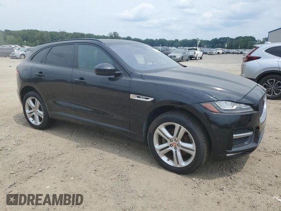 2018 Jaguar F-Pace with VIN SADCL2FN2JA252044, listed as a Copart auction lot 66564134 with 67,515 mi miles and Salvage title. Bid and sale history available at DreamBid. Image 4.