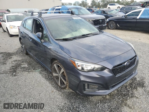 2017 Subaru Impreza Special Sports with VIN 4S3GTAL60H1737197, listed as a Copart auction lot 74108664 with Not provided miles and Salvage title. Bid and sale history available at DreamBid. Image 4.