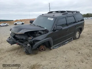 2005 Chevrolet Tahoe Z71 with VIN 1GNEC13T05R272325, listed as a Copart auction lot 39280284 with 155,434 mi miles and Salvage Title. Bid and sale history available at carsss.com. Image 1.