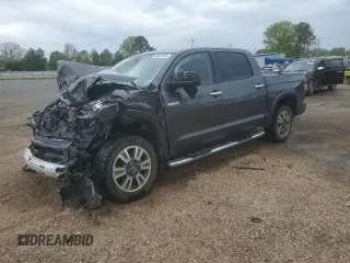 2018 Toyota Tundra SR5 with VIN 5TFAW5F13JX752977, listed as a Copart auction lot 50633495 with Not provided miles and Salvage title. Bid and sale history available at DreamBid. Image 1.