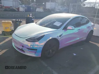 2021 Tesla Model 3 Long Range with VIN 5YJ3E1EB6MF053940, listed as a IAAI auction lot 41344978 with 38,544 mi miles and . Bid and sale history available at DreamBid. Image 19.