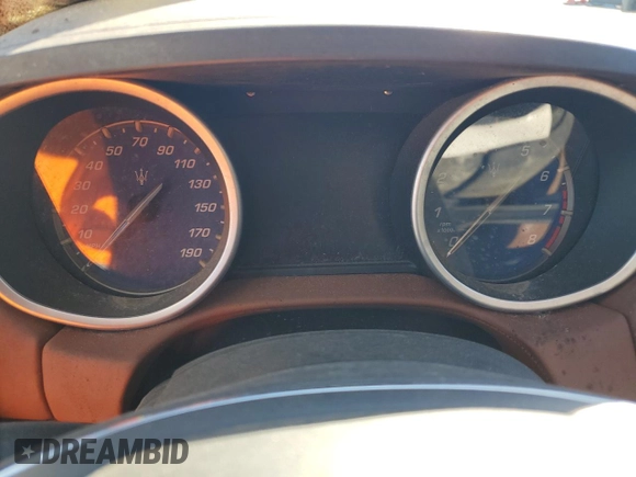 2016 Maserati Ghibli z VIN ZAM57XSA3G1167081, wystawiony jako Copart lot #49139785 z przebiegiem Nie podano mil oraz Czysty tytuł • Clean title. Historia ofert i sprzedaży dostępna na DreamBid. Obrazek 9.