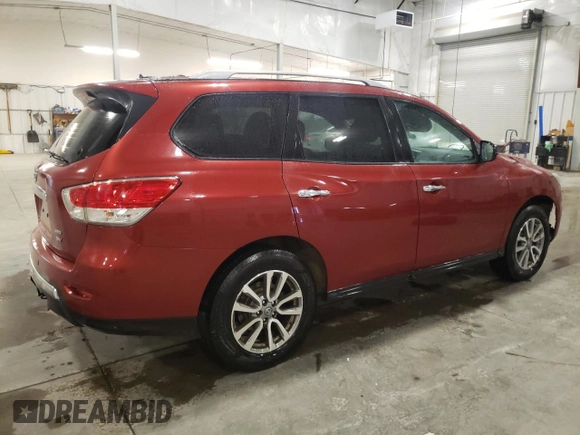 2013 Nissan Pathfinder SV z VIN 5N1AR2MM5DC684742, wystawiony jako Copart lot #51094625 z przebiegiem 216 995 mil mil oraz Szkoda całkowita • Salvage title. Historia ofert i sprzedaży dostępna na DreamBid. Obrazek 3.