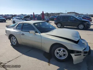 1984 Porsche 944 with VIN WP0AA0948EN456684, listed as a Copart auction lot 85347214 with 21,213 mi miles and Clean Title. Bid and sale history available at carsss.com. Image 4.