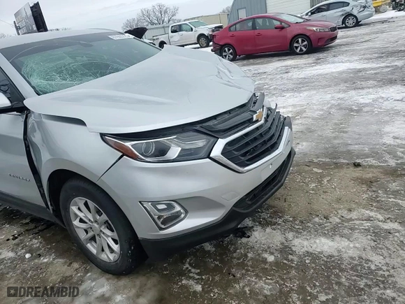 2021 Chevrolet Equinox LT with VIN 3GNAXKEV7ML304586, listed as a Copart auction lot 87655725 with 62,847 mi miles and Salvage Title. Bid and sale history available at carsss.com. Image 12.