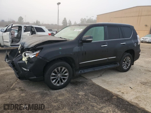 2014 Lexus GX 460 Luxury with VIN JTJJM7FX7E5089238, listed as a Copart auction lot 87027614 with 158,398 mi miles and Salvage title. Bid and sale history available at DreamBid. Image 1.