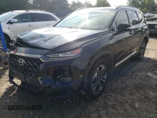 2019 Hyundai Santa Fe Limited with VIN 5NMS53AA9KH118084, listed as a Copart auction lot 55463582 with 65,418 mi miles. Bid and sale history available at carsss.com. Image 2.