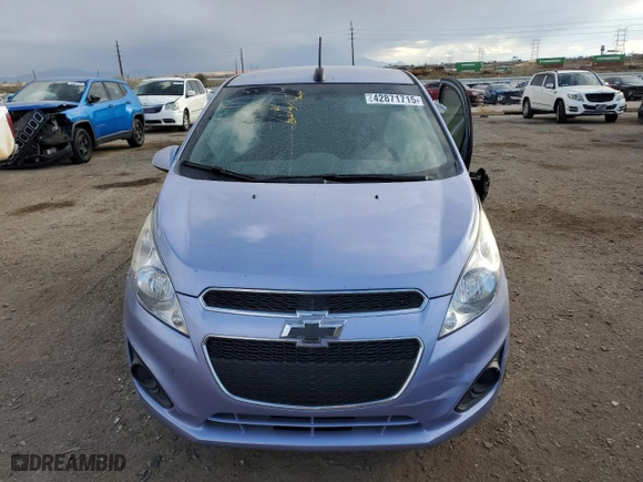 2015 Chevrolet Spark LS with VIN KL8CA6S92FC739797, listed as a Copart auction lot 42871715 with 88,953 mi miles and Salvage Title. Bid and sale history available at carsss.com. Image 5.
