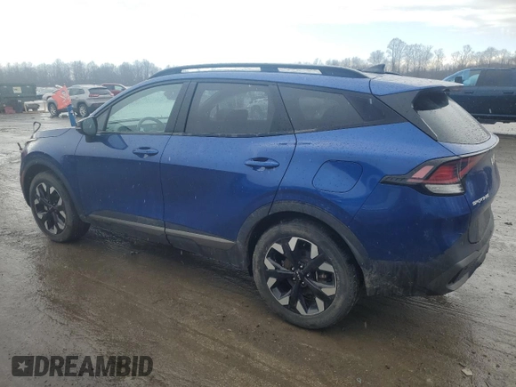 2023 Kia Sportage X-Line with VIN 5XYK6CAFXPG071741, listed as a Copart auction lot 49653755 with 32,762 mi miles and Salvage Title. Bid and sale history available at carsss.com. Image 2.