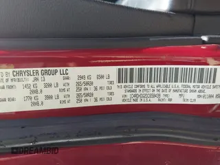 2013 Dodge Durango Crew with VIN 1C4RDHDG2DC658439, listed as a IAAI auction lot 42102406 with 178,251 mi miles. Bid and sale history available at carsss.com. Image 9.