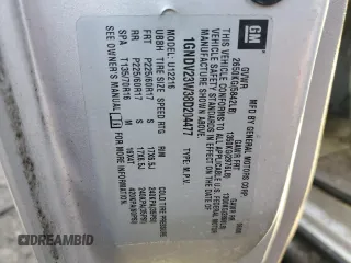 2008 Chevrolet Uplander LS with VIN 1GNDV23W38D204477, listed as a Copart auction lot 80031134 with 125,111 mi miles and Salvage Title. Bid and sale history available at carsss.com. Image 13.
