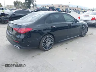 2022 Mercedes-Benz C 300 with VIN W1KAF4GBXNR037485, listed as a IAAI auction lot 41901915 with 36,504 mi miles and . Bid and sale history available at DreamBid. Image 4.