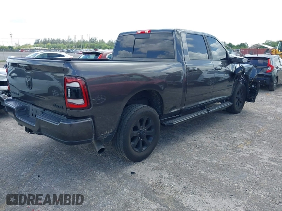 2024 Ram 2500 Laramie with VIN 3C6UR5FL2RG161679, listed as a IAAI auction lot 41957177 with 28,234 mi miles and . Bid and sale history available at DreamBid. Image 4.