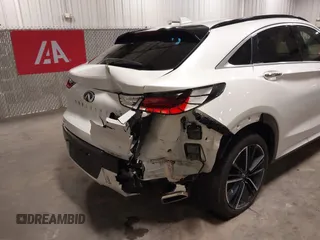 2023 Infiniti QX55 Essential with VIN 3PCAJ5KR3PF121093, listed as a IAAI auction lot 42286924 with 26,165 mi miles and . Bid and sale history available at DreamBid. Image 6.