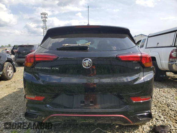 2023 Buick Encore GX Select with VIN KL4MMDSL5PB111334, listed as a Copart auction lot 56324365 with 24,592 mi miles and Salvage title. Bid and sale history available at DreamBid. Image 6.