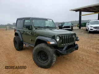 2021 Jeep Wrangler Sport with VIN 1C4GJXAG4MW748477, listed as a Copart auction lot 80044704 with 35,522 mi miles and Salvage Title. Bid and sale history available at DreamBid. Image 11.