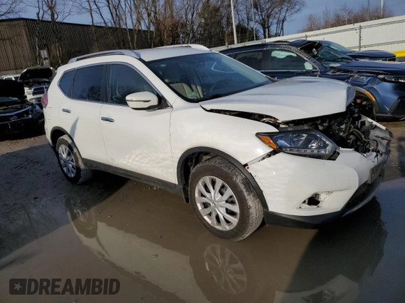 2016 Nissan Rogue S with VIN KNMAT2MV9GP623535, listed as a Copart auction lot 84879944 with 127,755 mi miles and Salvage Title. Bid and sale history available at carsss.com. Image 4.