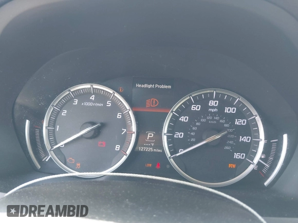 2014 Acura MDX Tech Pkg with VIN 5FRYD3H47EB010189, listed as a IAAI auction lot 42052320 with 127,225 mi miles. Bid and sale history available at carsss.com. Image 7.
