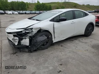 2024 Toyota Prius LE with VIN JTDACAAU6R3015701, listed as a Copart auction lot 58467535 with 18,238 mi miles and Salvage title. Bid and sale history available at DreamBid. Image 1.