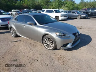 2015 Lexus IS 250 with VIN JTHBF1D2XF5044378, listed as a IAAI auction lot 42125467 with 190,189 mi miles and . Bid and sale history available at DreamBid. Image 1.