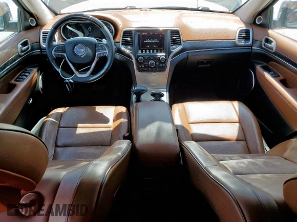 2015 Jeep Grand Cherokee Summit with VIN 1C4RJFJG7FC838858, listed as a Copart auction lot 53750615 with 53,552 mi miles and Clean title. Bid and sale history available at DreamBid. Image 8.