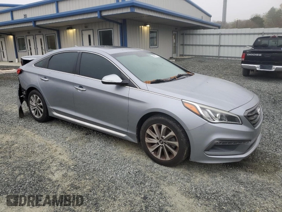 2016 Hyundai Sonata Sport with VIN 5NPE34AF1GH413078, listed as a Copart auction lot 50865175 with 96,164 mi miles and Salvage Title. Bid and sale history available at DreamBid. Image 4.