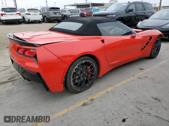 2019 Chevrolet Corvette 2LT with VIN 1G1YD3D72K5110840, listed as a Copart auction lot 73524604 with 30,818 mi miles and Salvage Title. Bid and sale history available at carsss.com. Image 3.