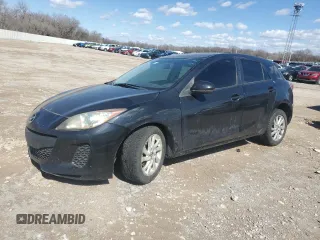 2013 Mazda 3 i Touring with VIN JM1BL1L71D1842795, listed as a Copart auction lot 47854375 with 131,672 mi miles and Salvage Title. Bid and sale history available at carsss.com. Image 1.