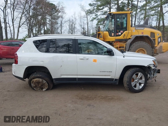 2014 Jeep Compass Sport with VIN 1C4NJCBB9ED547335, listed as a IAAI auction lot 41821726 with 144,100 mi miles and . Bid and sale history available at DreamBid. Image 14.