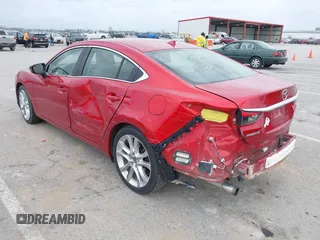2015 Mazda 6 i Touring with VIN JM1GJ1V5XF1213756, listed as a IAAI auction lot 41943777 with 105,736 mi miles and . Bid and sale history available at carsss.com. Image 3.