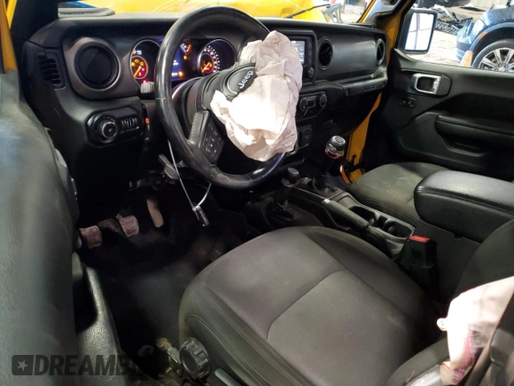 2020 Jeep Wrangler Sport S с VIN 1C4GJXAG2LW215350, выставлен на аукционе Copart как лот 51600615 с пробегом 85 082 миль миль и Списание • Salvage title. История ставок и продаж доступна на DreamBid. Изображение 8.