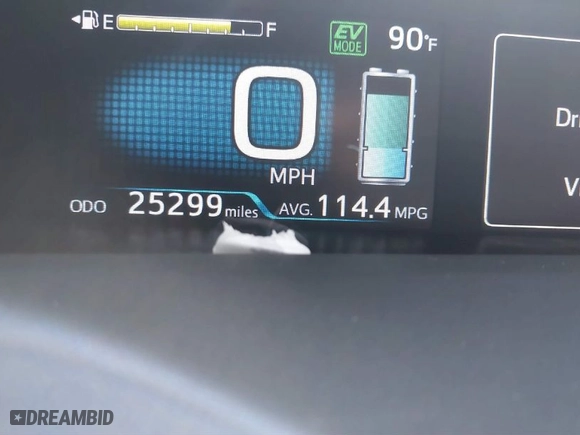 2021 Toyota Prius Prime LE with VIN JTDKAMFP1M3173015, listed as a IAAI auction lot 41759123 with NaN miles. Bid and sale history available at carsss.com. Image 15.