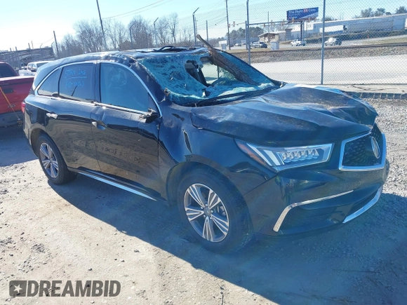 2020 Acura MDX with VIN 5J8YD4H33LL038825, listed as a IAAI auction lot 40695735 with 1 mi miles. Bid and sale history available at carsss.com. Image 1.