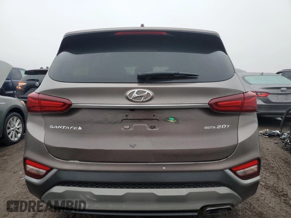 2019 Hyundai Santa Fe Ultimate with VIN 5NMS5CAA3KH052146, listed as a Copart auction lot 86600694 with 67,801 mi miles and Salvage Title. Bid and sale history available at carsss.com. Image 6.