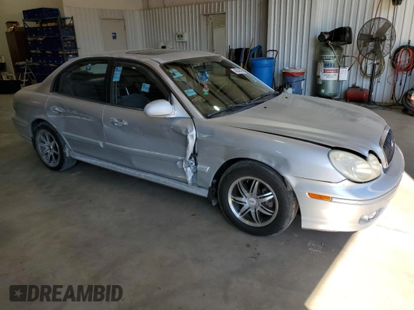 2004 Hyundai Sonata with VIN KMHWF25H04A039699, listed as a Copart auction lot 48349465 with 164,178 mi miles and Salvage Title. Bid and sale history available at carsss.com. Image 4.