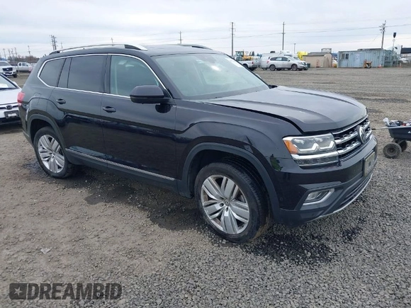 2018 Volkswagen Atlas SEL Premium z VIN 1V2NR2CAXJC554740, wystawiony jako IAAI lot #41773681 z przebiegiem 83 296 mil mil oraz . Historia ofert i sprzedaży dostępna na DreamBid. Obrazek 1.