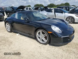 2019 Porsche 911 4 with VIN WP0BA2A99KS120126, listed as a Copart auction lot 73805804 with 0 mi miles and Salvage Title. Bid and sale history available at carsss.com. Image 4.