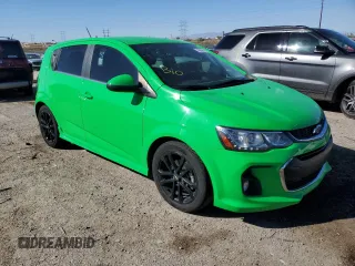 2017 Chevrolet Sonic LT with VIN 1G1JD6SB7H4147939, listed as a Copart auction lot 49696595 with 54,585 mi miles and Salvage Title. Bid and sale history available at carsss.com. Image 4.
