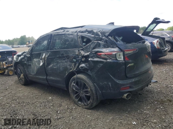 2021 Acura RDX w/A-Spec Package with VIN 5J8TC2H60ML805382, listed as a Copart auction lot 60482985 with Not provided miles and Clean title. Bid and sale history available at DreamBid. Image 2.