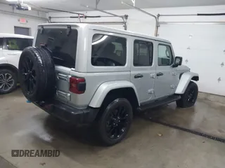 2024 Jeep Wrangler Sahara with VIN 1C4RJXP63RW202929, listed as a IAAI auction lot 41002346 with 12,332 mi miles and . Bid and sale history available at DreamBid. Image 4.
