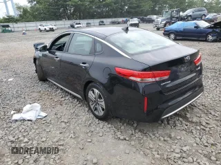 2017 Kia Optima Hybrid EX with VIN KNAGU4LE4H5012990, listed as a Copart auction lot 64192674 with 0 mi miles and Salvage Title. Bid and sale history available at carsss.com. Image 2.