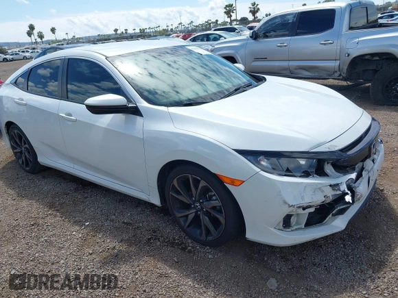 2019 Honda Civic Sport with VIN 2HGFC2F85KH600037, listed as a IAAI auction lot 42030526 with 82,821 mi miles and . Bid and sale history available at DreamBid. Image 1.